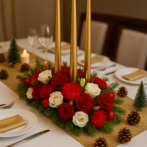 Christmas eve centerpiece